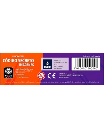 Código Secreto Imágenes Devir juego de mesa de espías por equipos