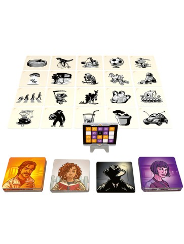 Código Secreto Imágenes Devir juego de mesa de espías por equipos