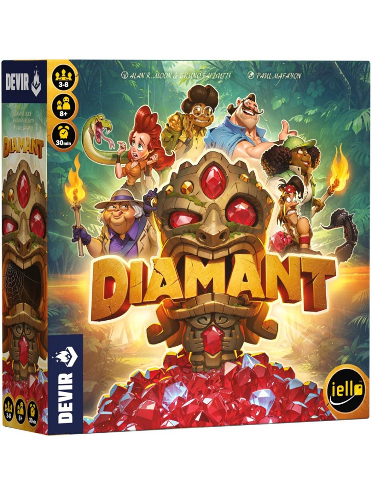 Diamant juego de mesa exploración y riesgo para 3-8 jugadores