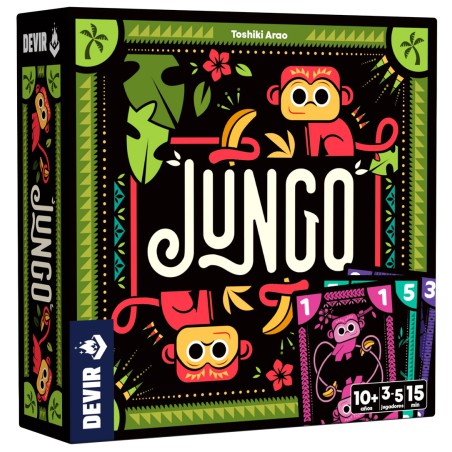 Jungo juego de cartas divertido 3-5 jugadores