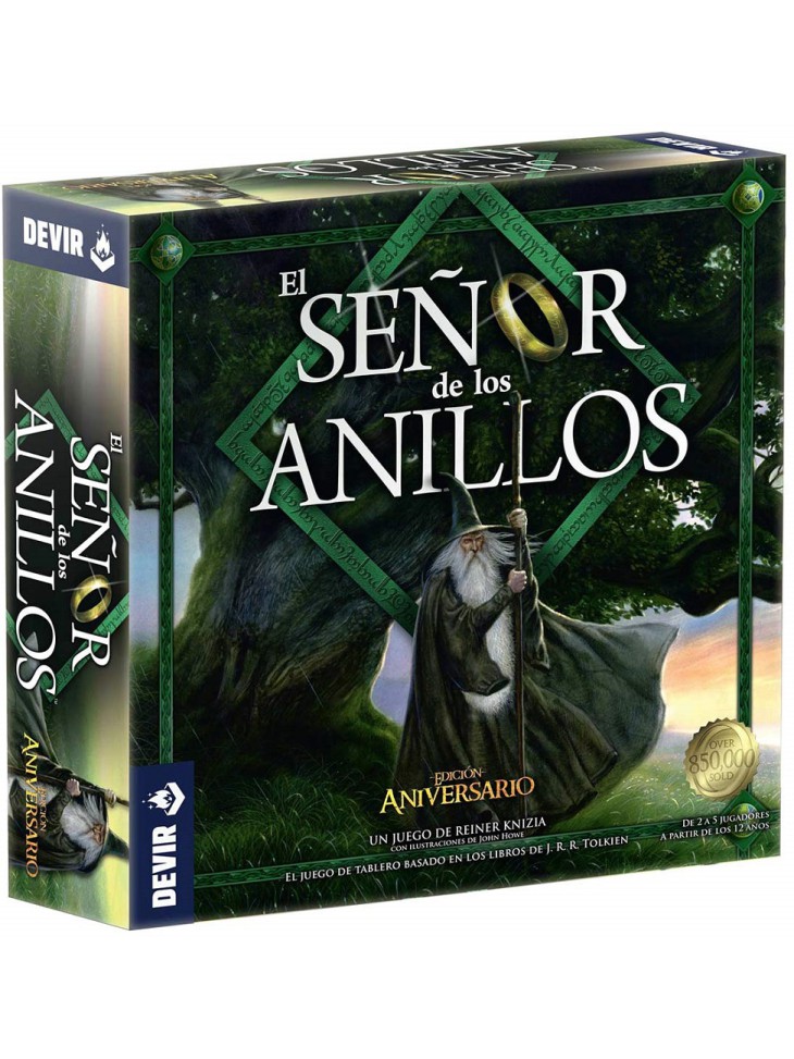 El Señor de los Anillos juego cooperativo de mesa 2-5 jugadores