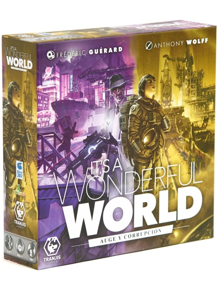 Expansion Its a Wonderful World Auge y Corrupcion juego de mesa 1-7 jugadores