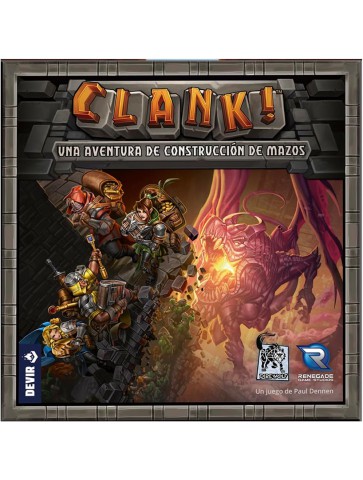 Clank juego de mesa construccion de mazo aventura dragon