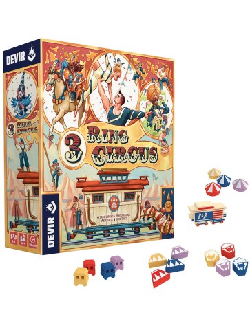 3 Ring Circus Devir juego de mesa estrategia tematica circo