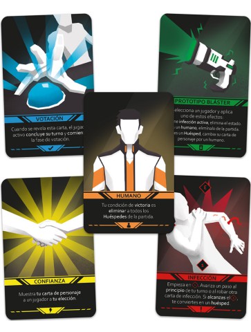 El Huesped Devir juego de roles ocultos 5-12 jugadores nave espacial