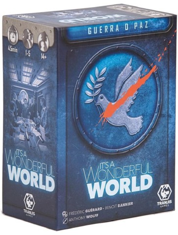 Expansion Its a Wonderful World Guerra o Paz juego de mesa campaña