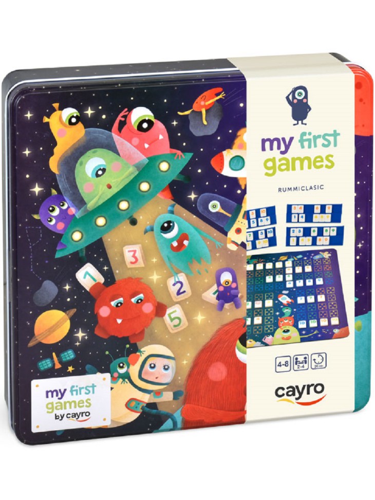 Cayro My First Rummiclasic juego de mesa infantil de números 2-4 jugadores
