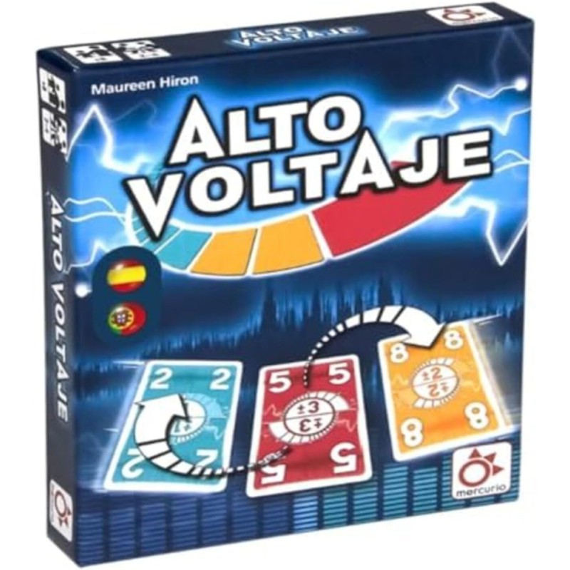 Alto Voltaje juego de cartas cálculo mental rápido 2-4 jugadores