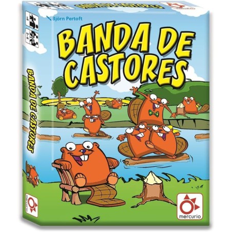 Banda de Castores juego de cartas familiar 2-6 jugadores