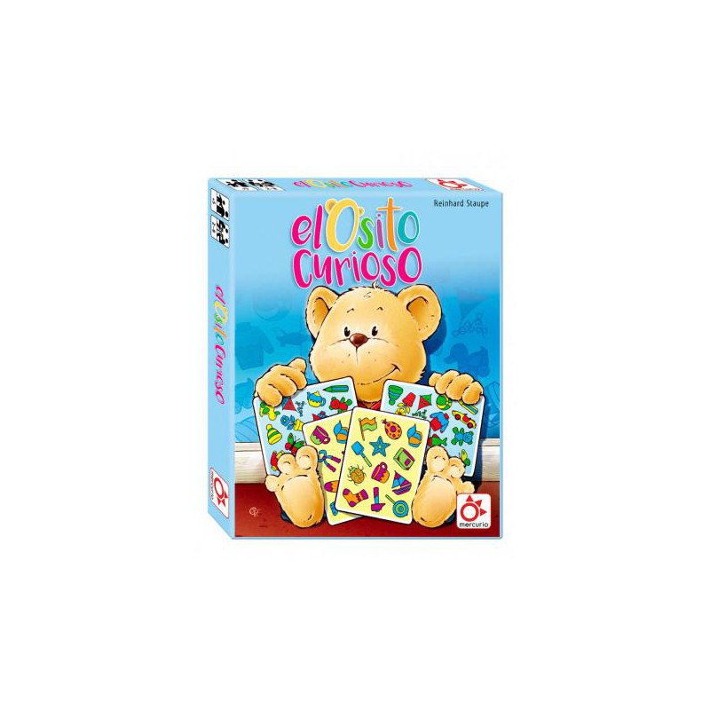 El Osito Curioso - Juego de Cartas Infantil de Atención