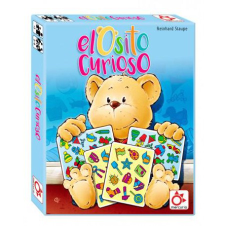 El Osito Curioso - Juego de Cartas Infantil de Atención