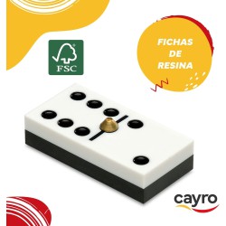 Dominó de madera Cayro clásico competición para niños y adultos