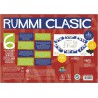 Juego Rummi Clásico con 159 piezas, bolsa de tela y soportes