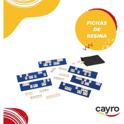 Juego Rummi Clásico con 159 piezas, bolsa de tela y soportes