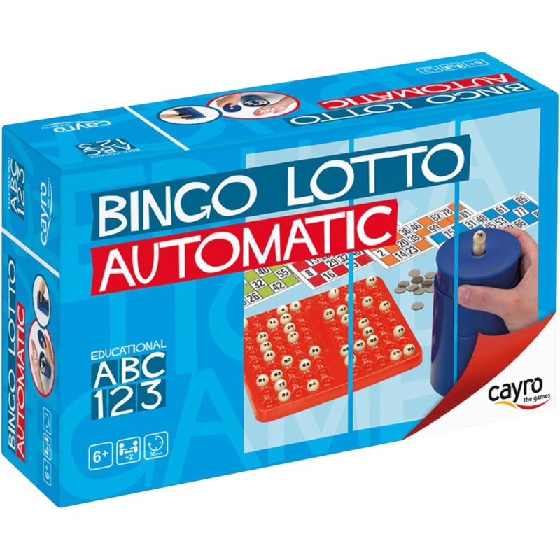 Bingo automático Cayro con 48 cartones para 2 a 8 jugadores