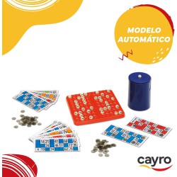 Bingo automático Cayro con 48 cartones para 2 a 8 jugadores