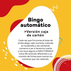 Bingo automático Cayro con 48 cartones para 2 a 8 jugadores