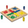 Parchis y Oca Cayro tablero reversible madera 2-4 jugadores