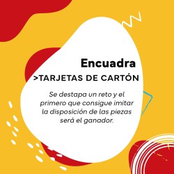 Juego de mesa Encuadra de Cayro, multicolor, para 2-4 jugadores