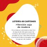 Juego de mesa Lotería de Madera Cayro con 48 cartones para toda la familia