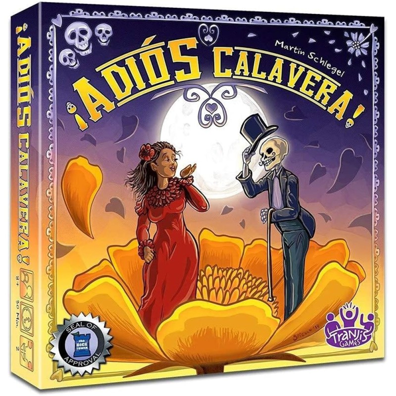 Adiós Calavera juego de cartas estratégico Día de los Muertos Tranjis Games