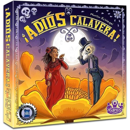 Adiós Calavera juego de cartas estratégico Día de los Muertos Tranjis Games