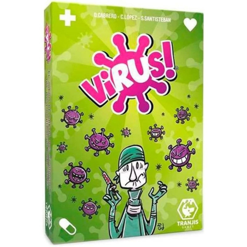 Virus juego de cartas contagioso Tranjis Games laboratorio virus