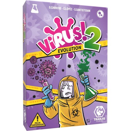 Virus 2 Evolution expansion juego de cartas contagioso Tranjis Games