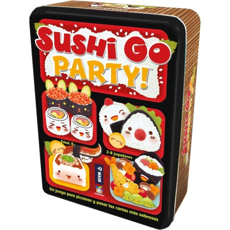 Sushi Go Party Devir juego de cartas rápido hasta 8 jugadores