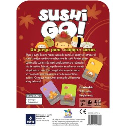 Sushi Go! juego de cartas familiar rápido y divertido para niños y adultos
