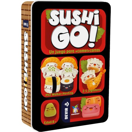 Sushi Go! juego de cartas familiar rápido y divertido para niños y adultos