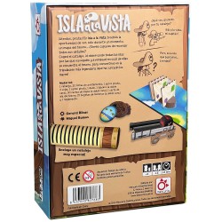 Isla a la vista-trasera