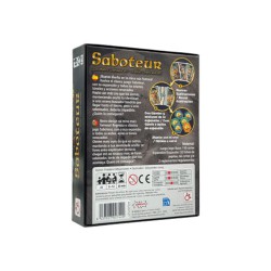 Saboteur - Juego de Mesa de Estrategia y Tensión para 2-12 Jugadores -Juegos Mercurio